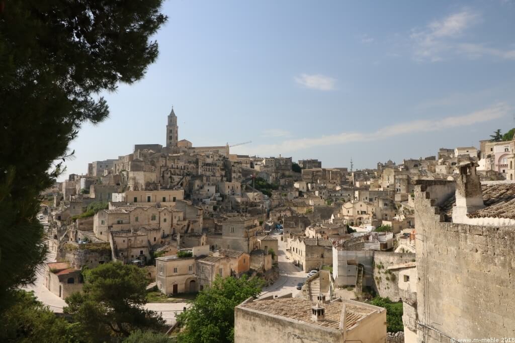 Blick auf Matera, Region Basilikata, Italien