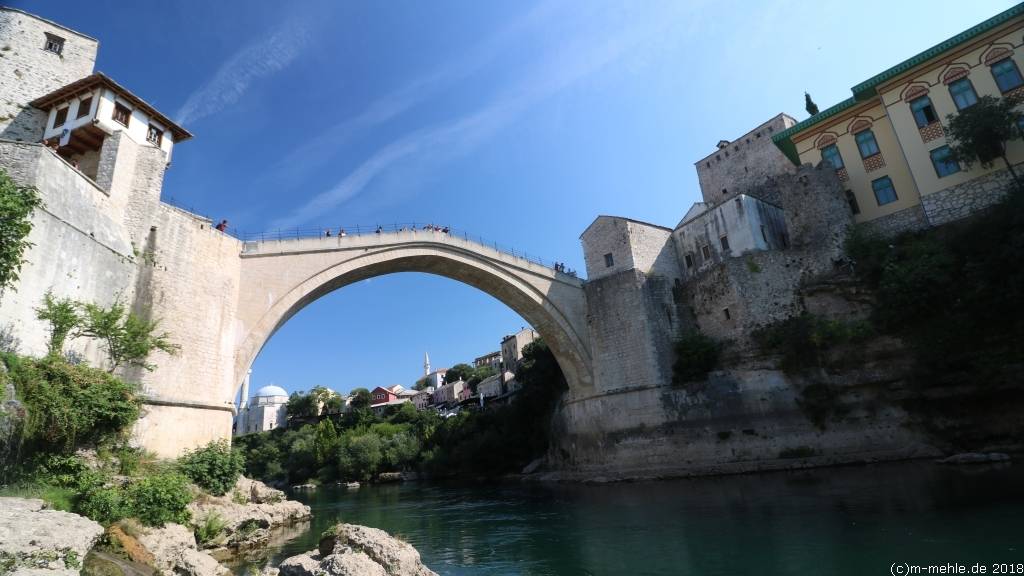 Mostar, Stari Most, Bosnien - Herzegowina