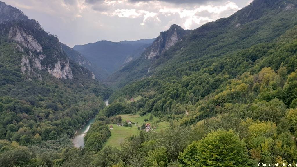 Blick in das Tal der Tara, Montenegro