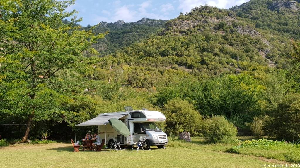 Camping, Rijeka Crnojevica, Montenegro