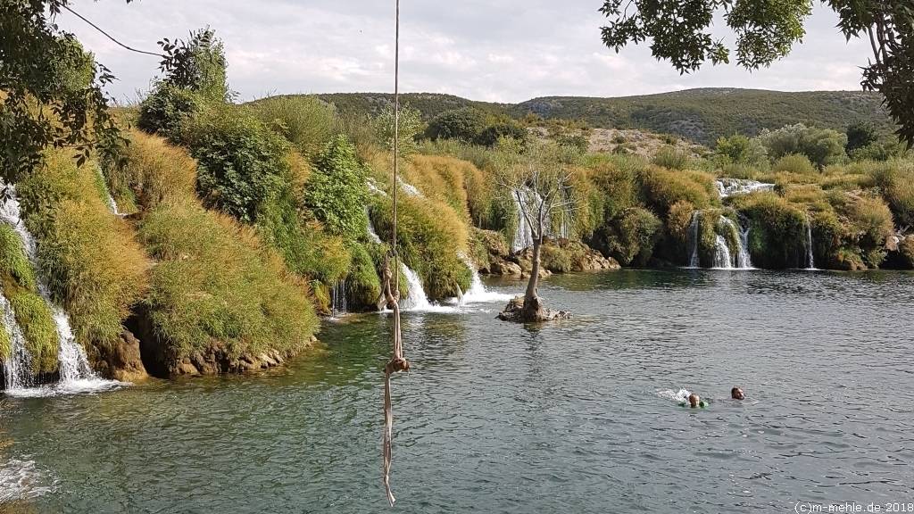 Wasserfälle an der Zrmanja, Kroatien